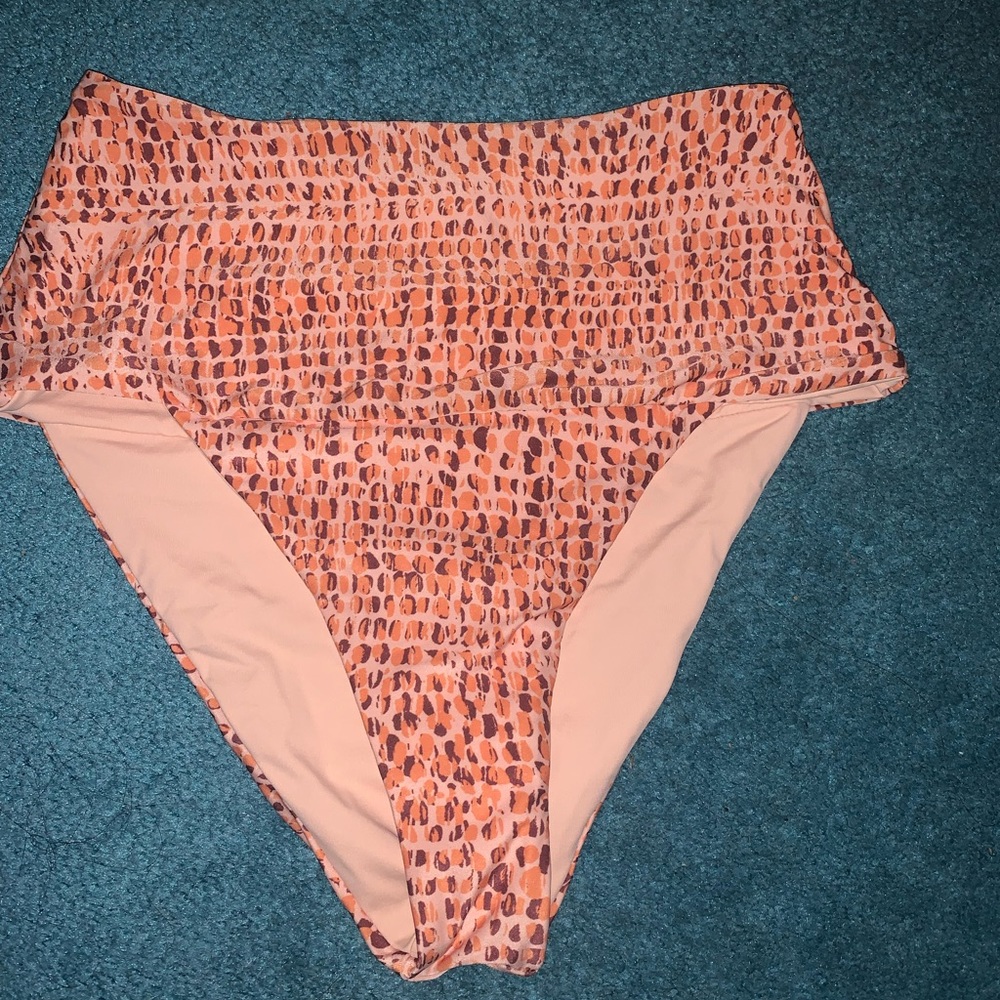 High waisted bikini swimwear bottoms